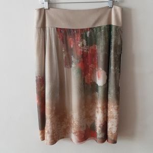 Floral Midi Skirt Size 10